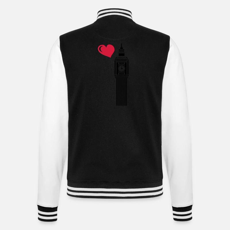 Big Ben, mon amour - Veste Teddy - noir/blanc
