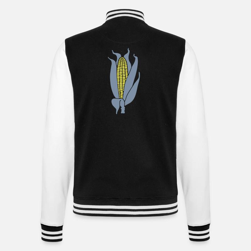le_mais - Veste Teddy - noir/blanc