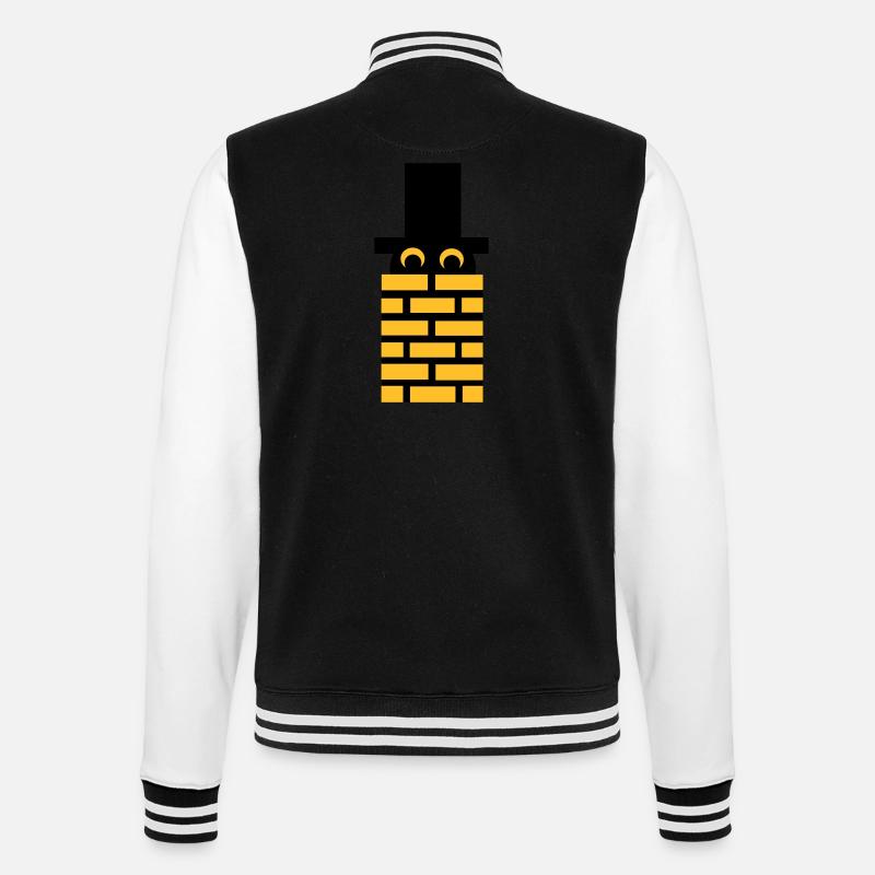 Ramoneur - Veste Teddy - noir/blanc