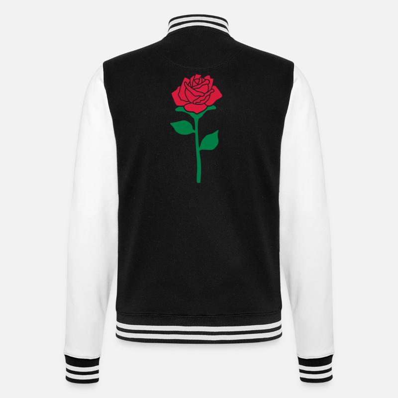 Rose - Veste Teddy - noir/blanc