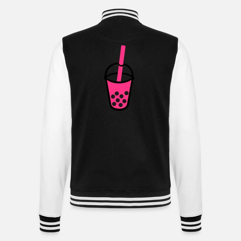 Bubble Tea - College Sweat Jacket - black/white
