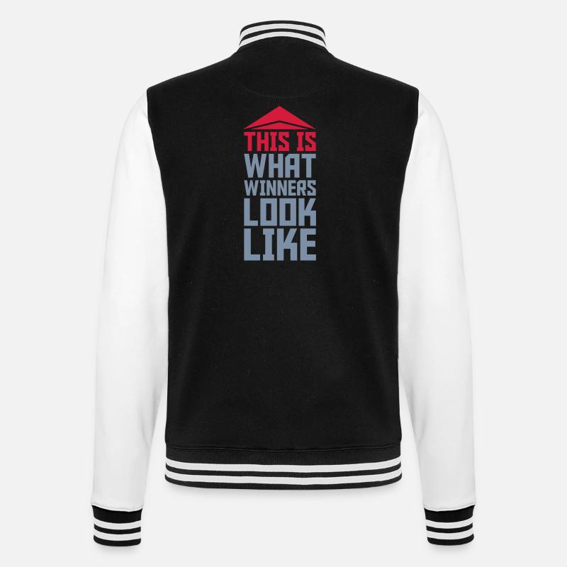 À quoi ressemblent les gagnants - Veste Teddy - noir/blanc