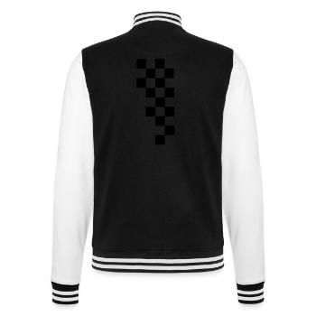 RACING FLAG - College-Sweatjacke - Schwarz/Weiß - Hinten - Marisol (170cm)