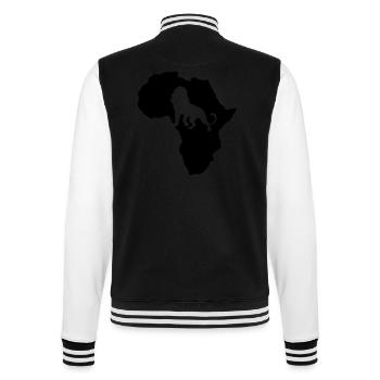 Löwe Afrika Safari Kenya Serengeti Reggae Roots - Veste Teddy - noir/blanc - Dos - Marisol (170cm)