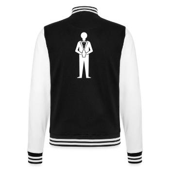 Bräutigam Team Junggesellenabschied - College-Sweatjacke - Schwarz/Weiß - Hinten - Marisol (170cm)