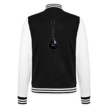 Gitarre Les Paul - College-Sweatjacke - Schwarz/Weiß - Hinten - Marisol (170cm)