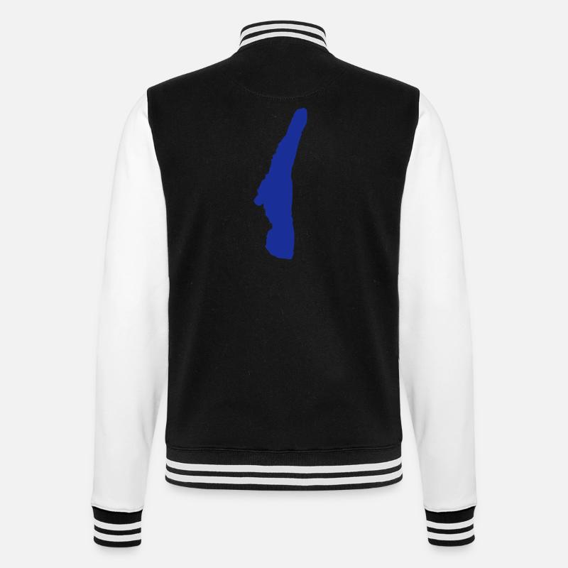 Starnberger See - College-Sweatjacke - Schwarz/Weiß