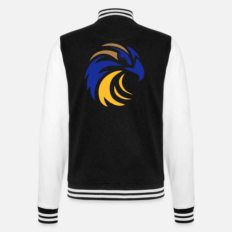 Eagle head Eagle - College Sweat Jacket - black/white