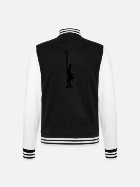Gentleman Lantern - College-Sweatjacke - Schwarz/Weiß