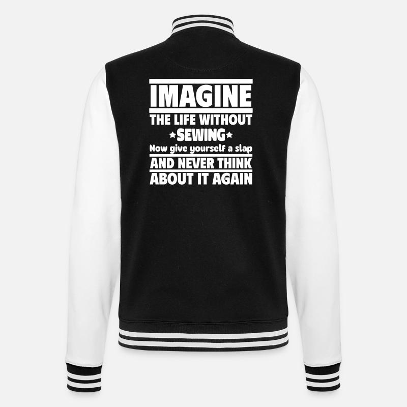 Imaginez une vie sans couture - Veste Teddy - noir/blanc