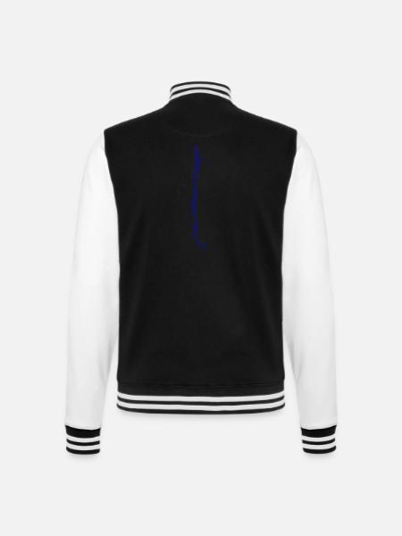 Chile - College-Sweatjacke - Schwarz/Weiß