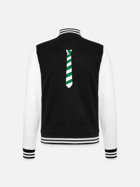 krawatte_7__f2 - Veste Teddy - noir/blanc