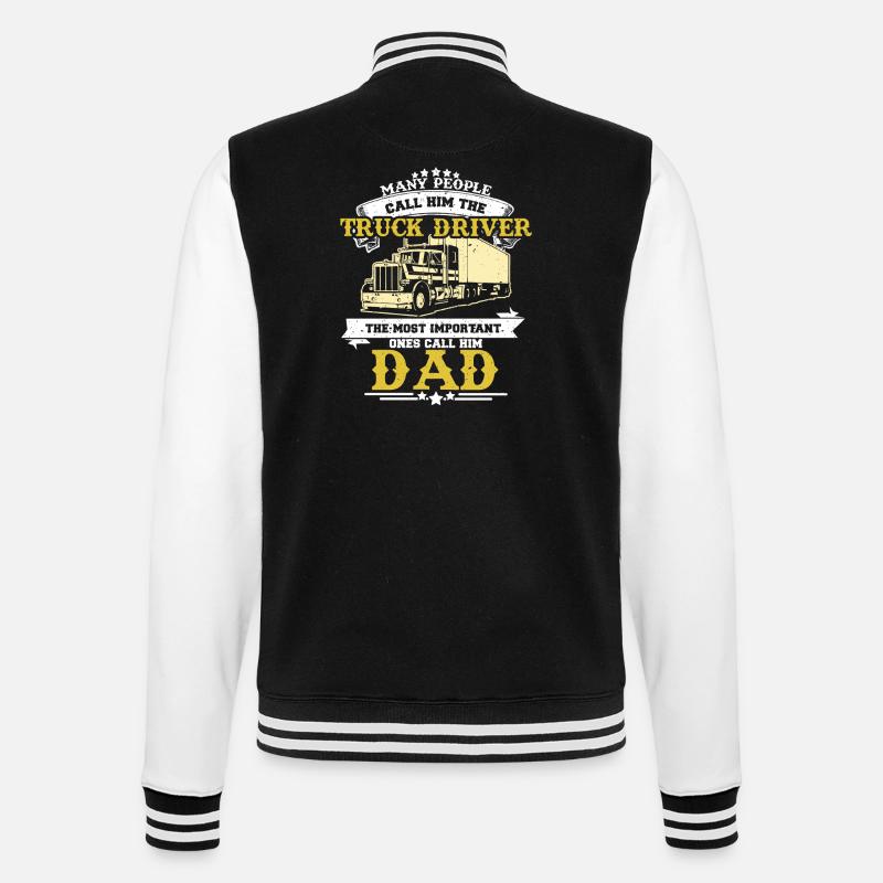 paroles de chauffeur de camion - Veste Teddy - noir/blanc