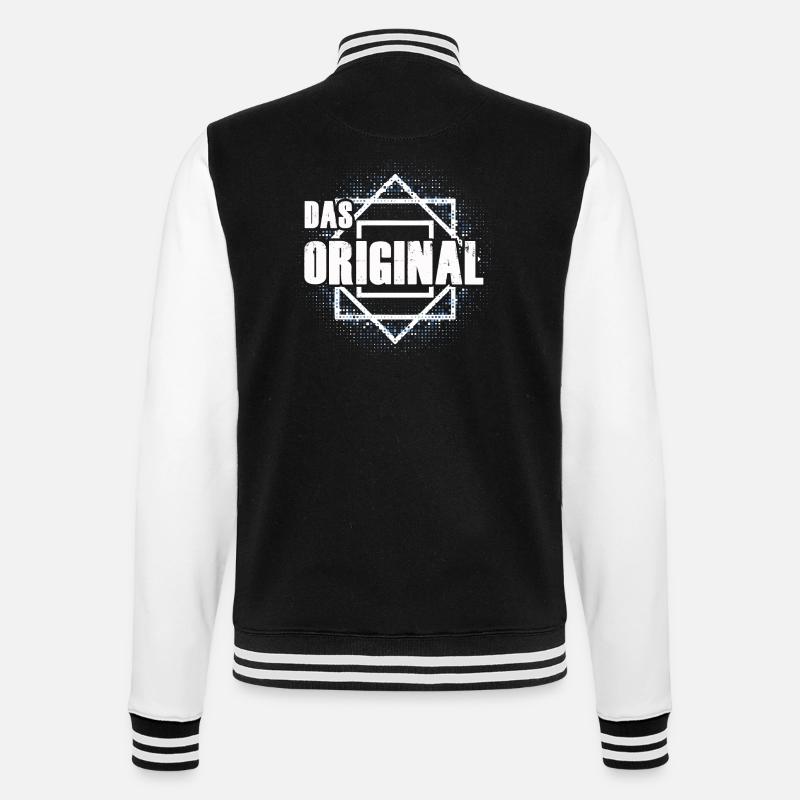 Das Original Partnershirt - College-Sweatjacke - Schwarz/Weiß