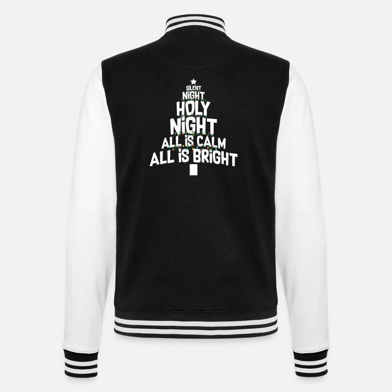 noëls cadeau de chant - Veste Teddy - noir/blanc