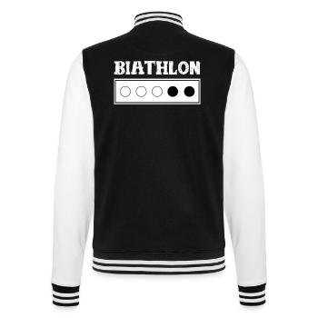 Biathlon winter sports - College Sweat Jacket - black/white - Back - Marisol (170cm)