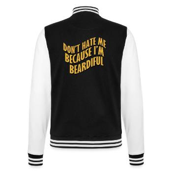 cadeau Bart Barträger Echtermann Poilu - Veste Teddy - noir/blanc - Dos - Marisol (170cm)