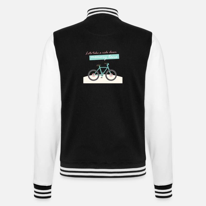 Memory Lane - Veste Teddy - noir/blanc