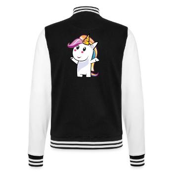 coupe Unicorn - Veste Teddy - noir/blanc - Dos - Marisol (170cm)