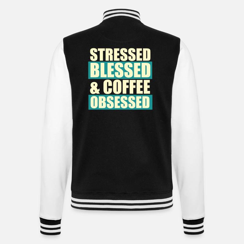 stressé béni - Veste Teddy - noir/blanc