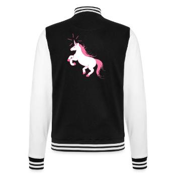 Incroyable Unicorn - La dernière licorne - Veste Teddy - noir/blanc - Dos - Marisol (170cm)