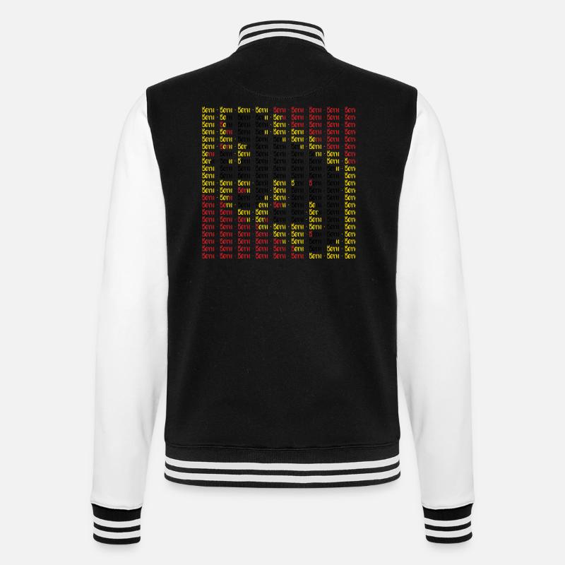 Le blason de Bern - Veste Teddy - noir/blanc