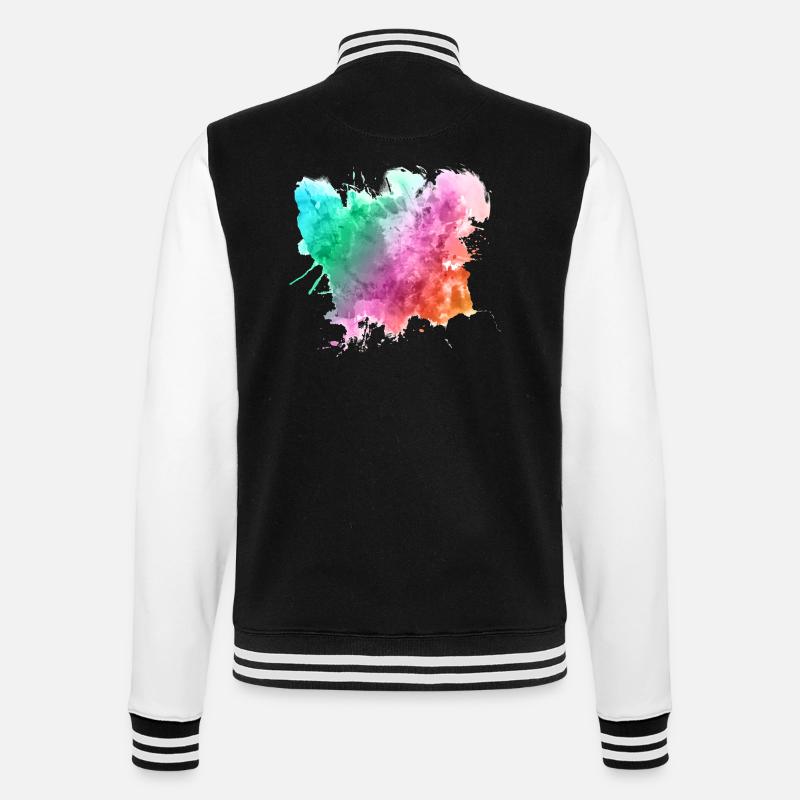 Task - College Sweat Jacket - black/white
