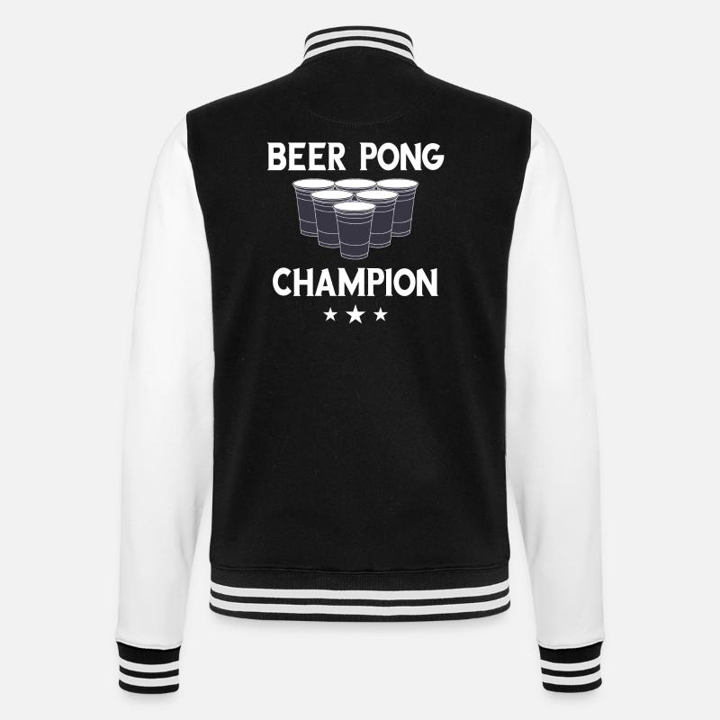 Beer Pong Champion 01 - Veste Teddy - noir/blanc