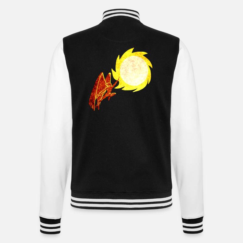 Icarus2 - College-Sweatjacke - Schwarz/Weiß