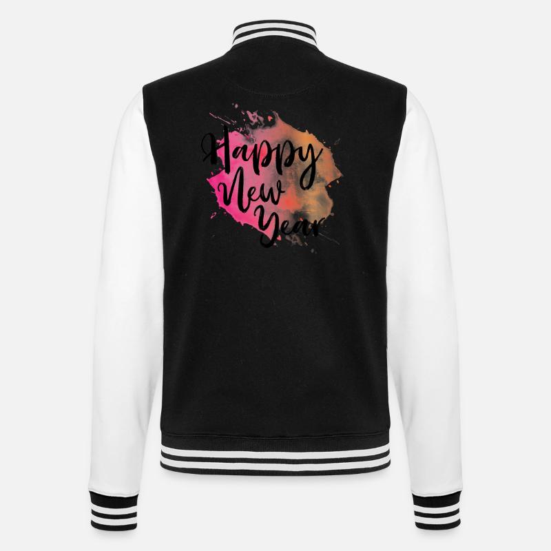 nouvelle bonne année - Veste Teddy - noir/blanc