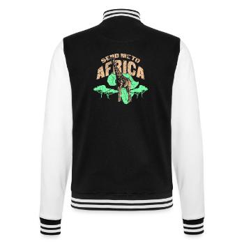 Afrika Safari - College-Sweatjacke - Schwarz/Weiß - Hinten - Marisol (170cm)