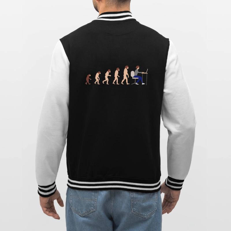Evolution Developer Programmer Funny poison College Sweat Jacket