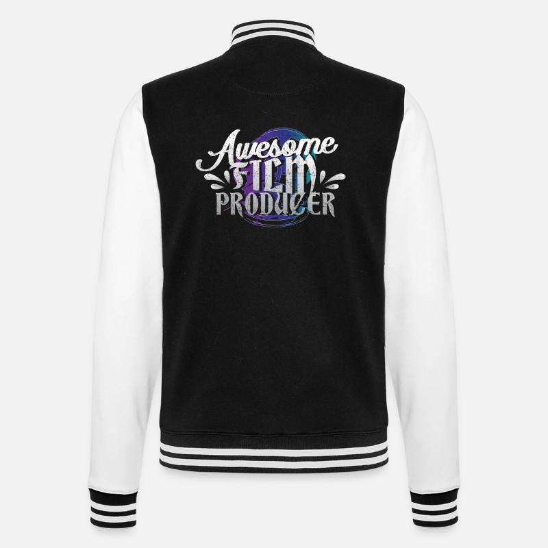 Cadeau cinéma cinéaste - Veste Teddy - noir/blanc
