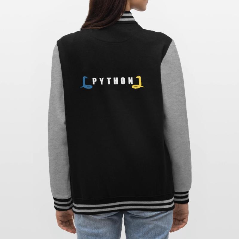 Idée cadeau codeur programmeur développeur Python Veste Teddy