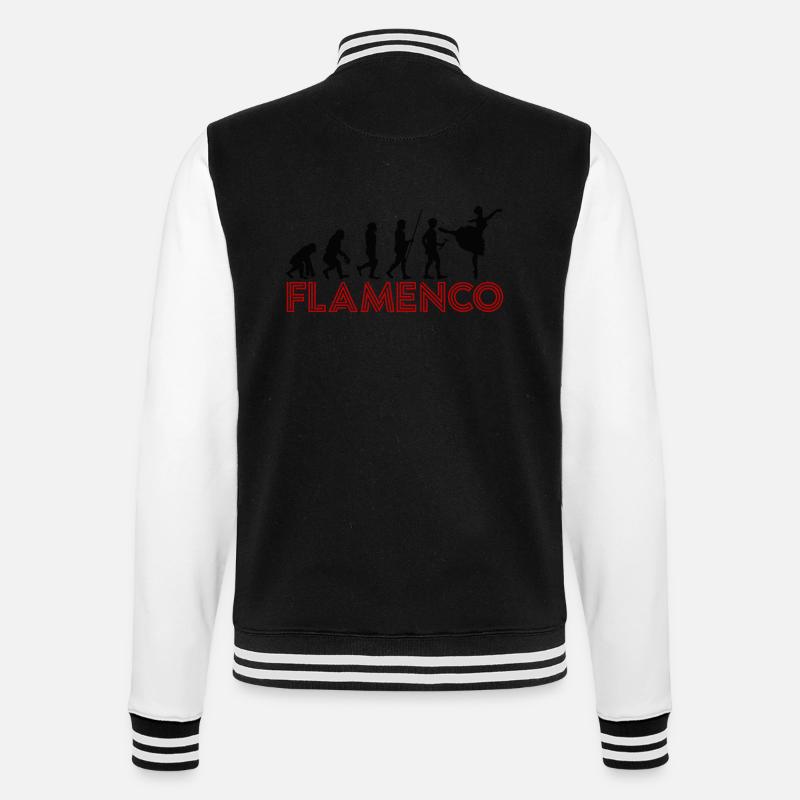 Flamenco Evolution - Noir - Veste Teddy - noir/blanc