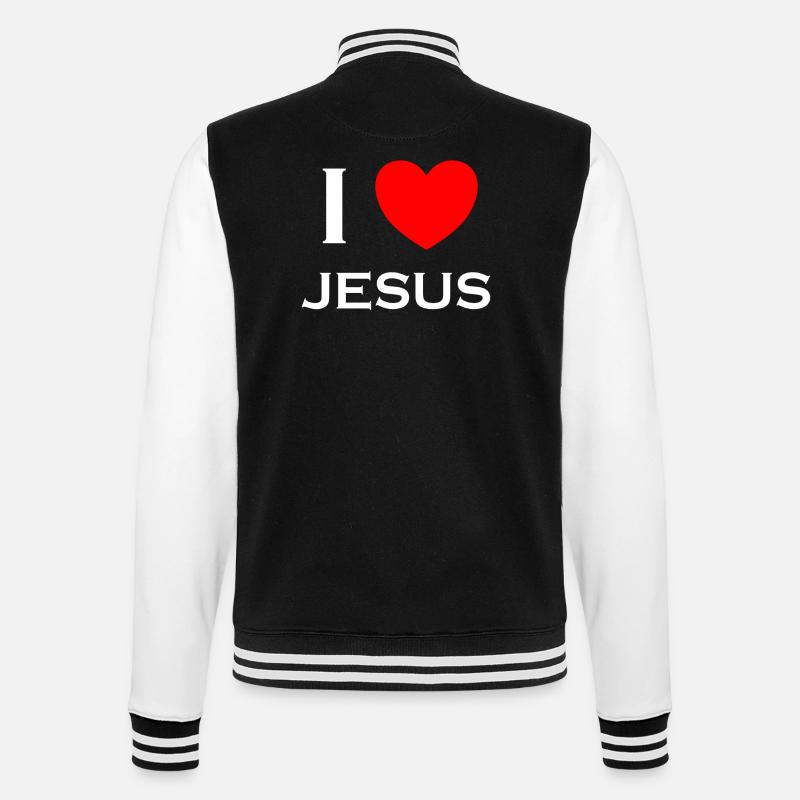 Eglise chrétienne chrétienne catholique - Veste Teddy - noir/blanc