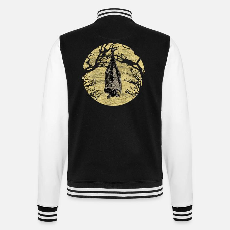 Chauve-souris Sang Nocturne - Veste Teddy - noir/blanc