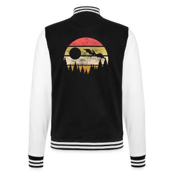 Dragon Monster Role Playing - College Sweat Jacket - black/white - Back - Marisol (170cm)