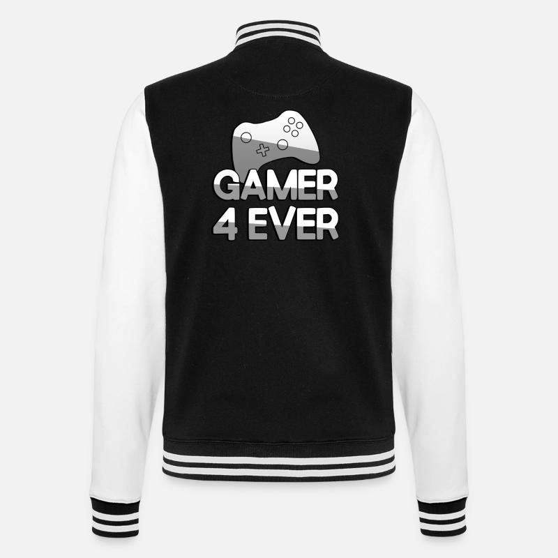 GAMER 4 EVER+ Controller - Gaming - College Sweat Jacket - black/white