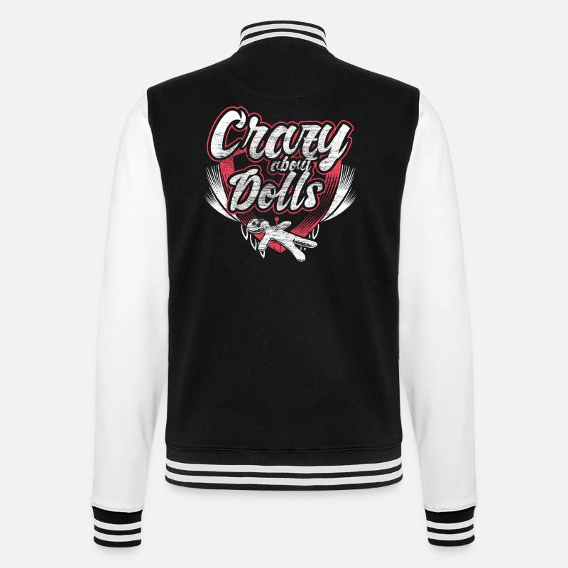 Voodoo Magic Funny - College Sweat Jacket - black/white