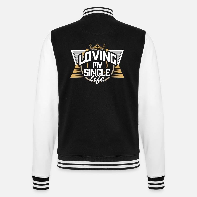 Cadeau d’amour d’indépendance unique - Veste Teddy - noir/blanc