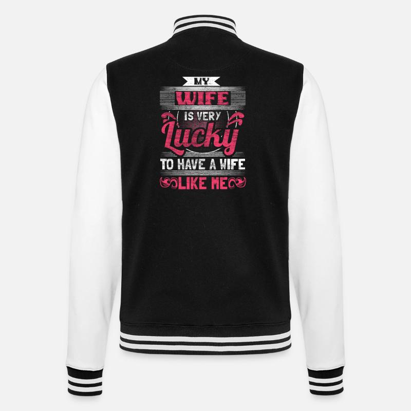 Homo Ehe LGBT+ Geschenk - College-Sweatjacke - Schwarz/Weiß