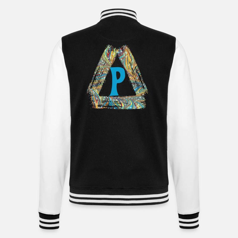 e 201 p - College Sweat Jacket - black/white