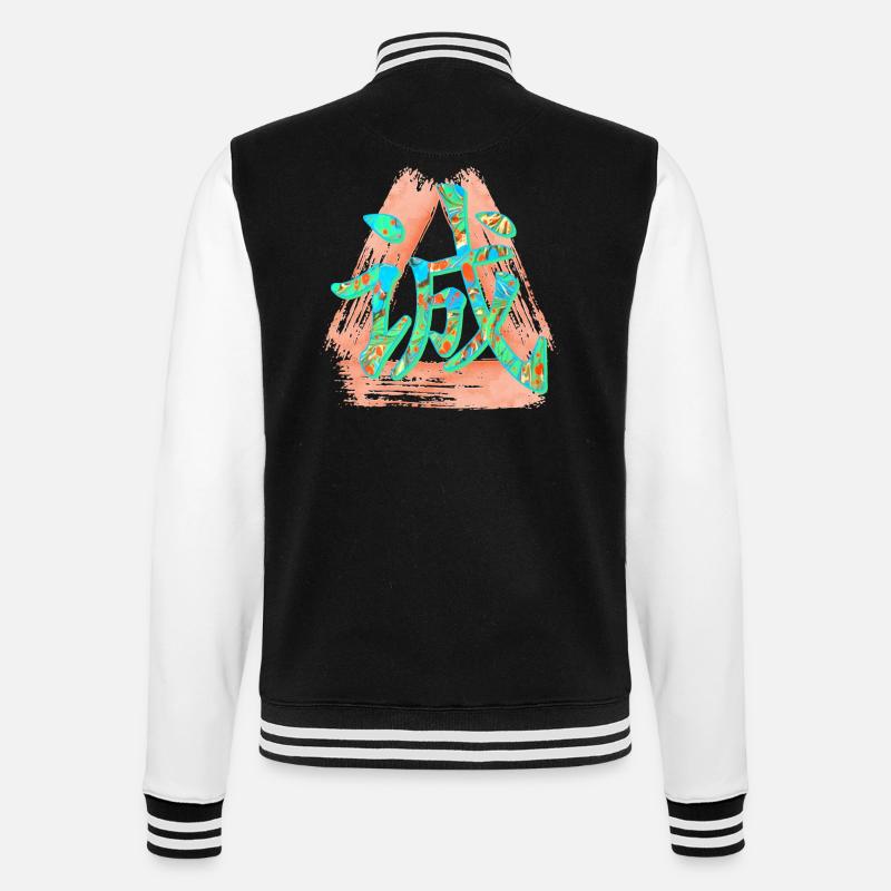 honnêteté e 4 - Veste Teddy - noir/blanc