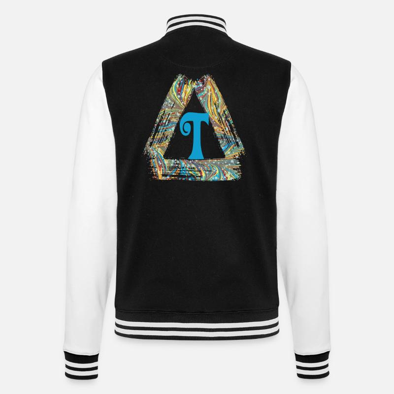 e 201 t - College Sweat Jacket - black/white