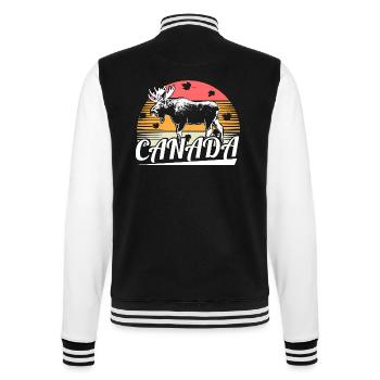 Nation du wapiti du Canada - Veste Teddy - noir/blanc - Dos - Marisol (170cm)