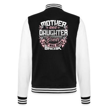 Mother Daughter Parents - College Sweat Jacket - black/white - Back - Marisol (170cm)