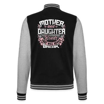 Mère Fille Parents - Veste Teddy - noir/gris chiné - Dos - Marisol (170cm)
