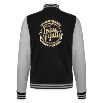 Mother and daughter Mother's Day gift idea - College Sweat Jacket - black/heather grey - Back - Marisol (170cm)