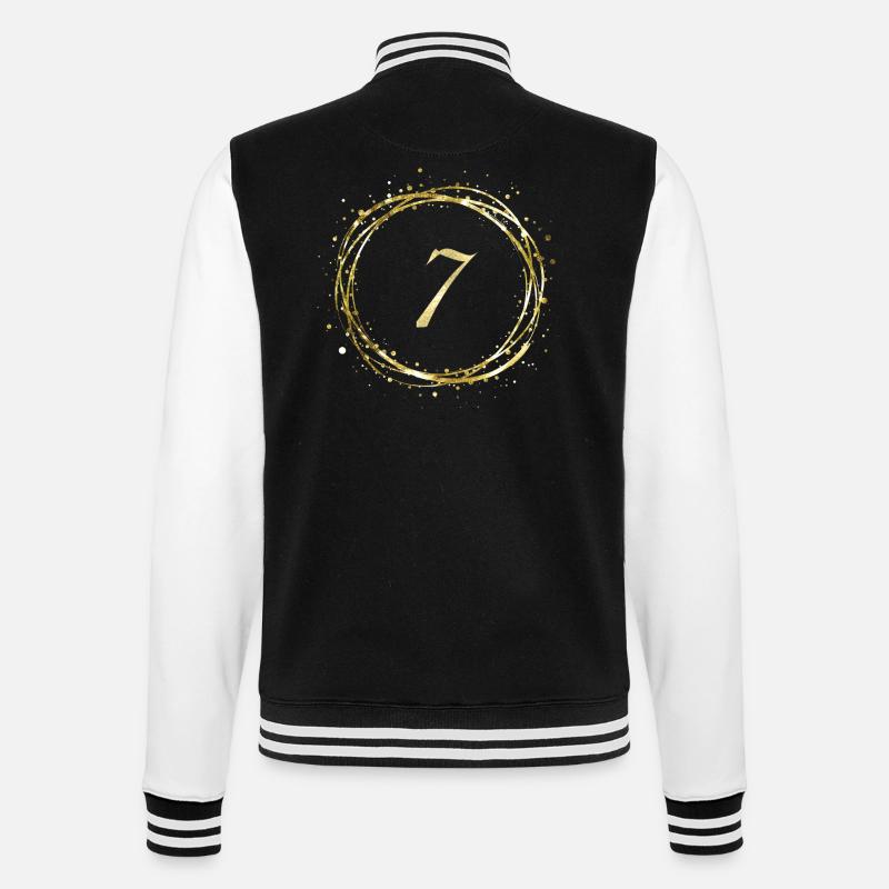 7 - Veste Teddy - noir/blanc